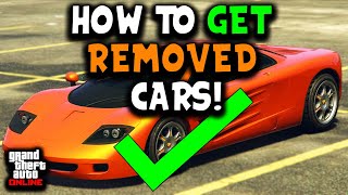 How to GET REMOVED CARS! | GTA Online Mercenary Update