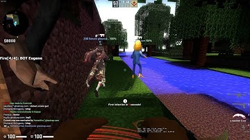 CSGO ZOMBIE ESCAPE ze_minecraft_adventure_v1_3d All Stage On Ghostcap