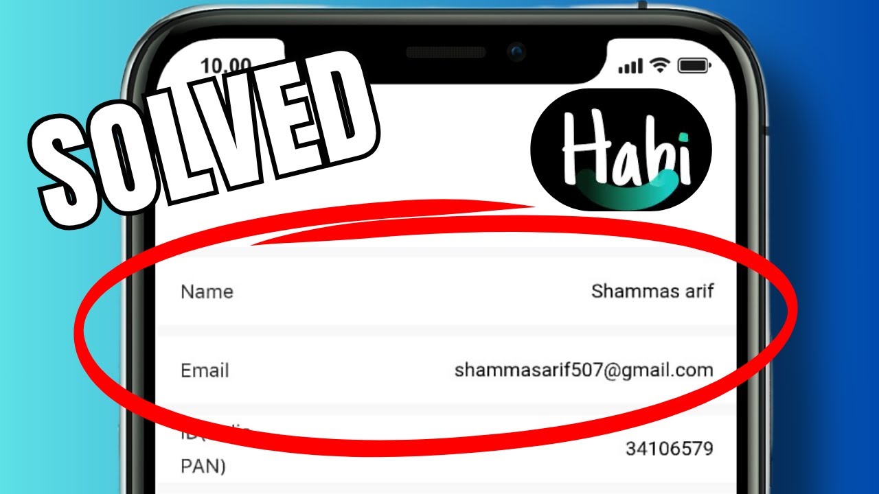 How to enter your identity ID on Habi