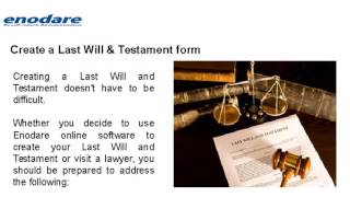 How to Create a Last Will and Testament