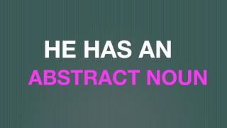 The Abstract Noun Song