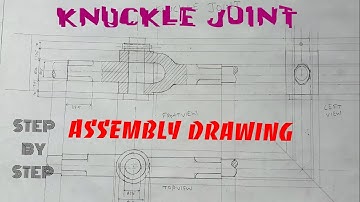 KNUCKLE JOINT ASSEMBLY DRAWING