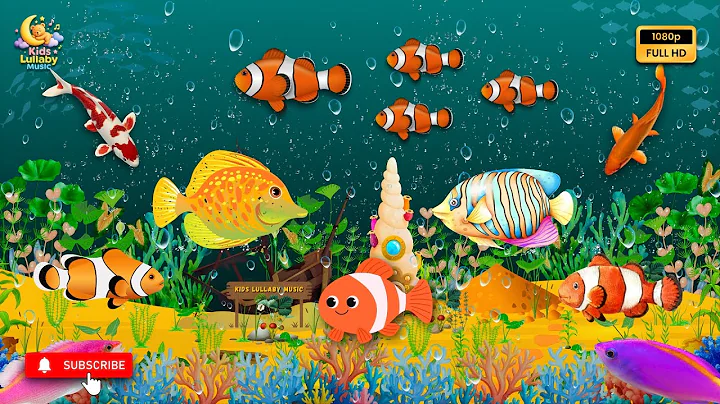 🌙 Bedtime Lullabies and Peaceful Fish Animation 2  Baby Lullaby for Babies to Go to Sleep 🐠 🎶