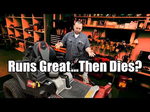 Toro Titan Runs 45 Minutes Then Dies? Full Diagnosis and Repair On This Hidden Fuel Delivery Problem