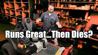 Toro Titan Runs 45 Minutes Then Dies? Full Diagnosis and Repair On This Hidden Fuel Delivery Problem