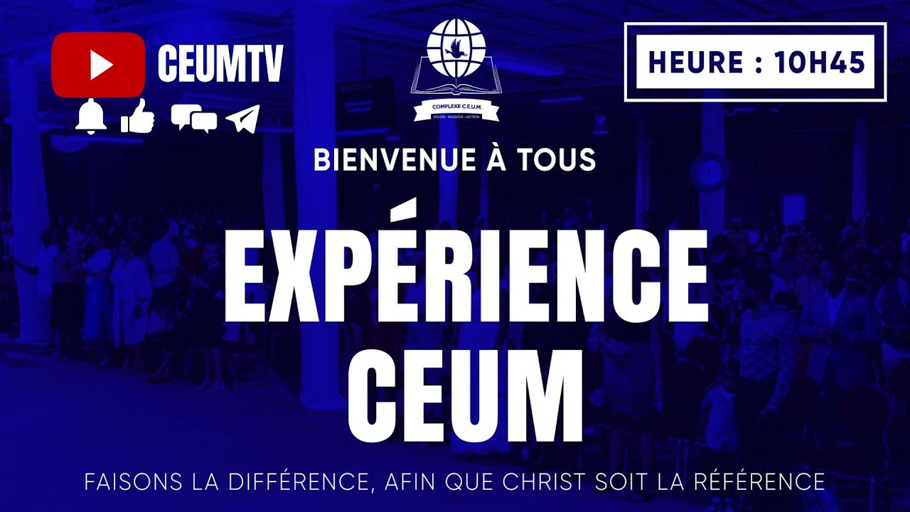 EXPÉRIENCE CEUM | COMPLEXE CEUM | 26/11/2023 - YouTube