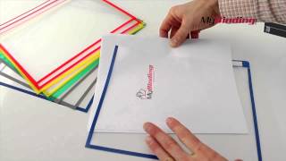 CLI-62190 C-Line Colored Project Folders with Write On Tab Demo