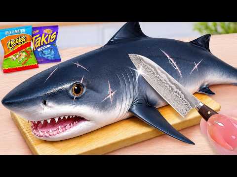 Seafood Recipe 🐟 How to Make Mini Fried Shark Steak Japanese-Style 💕 Mira Mini Cooking
