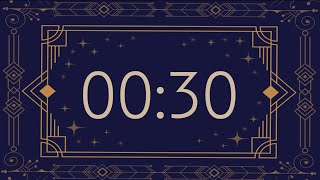 1920's Art Deco 30-Second Classroom Countdown Timer