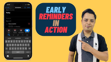 How to Set Early Reminders in iOS 17 on iPhone and iPad
