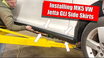 Installing GLI Side Skirts on a MK5 Jetta