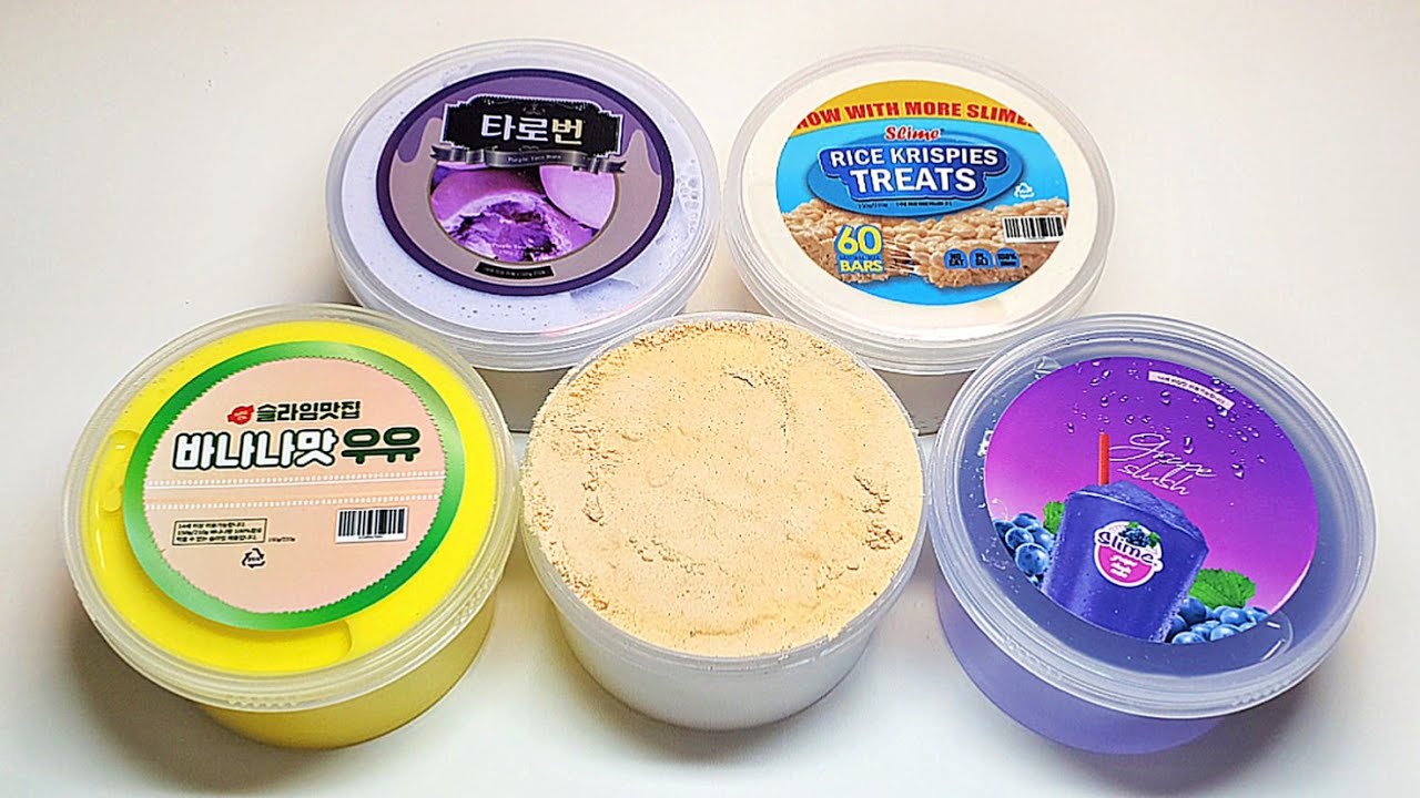 😚 3월 한달동안 만원마켓 진행!! 슬라임 맛집 신상 후기 / 라이스볼 샤벳지글리 버터 등 / slime review / 박뮤즈