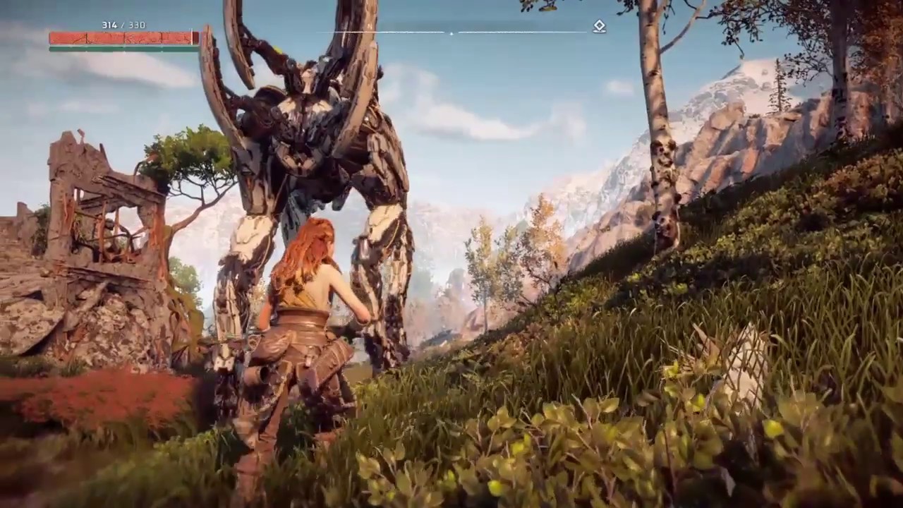 Horizon: Zero Dawn ( How to climb Tallneck )