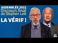 Retour surlediscours final destephenlett lassemble rgionale2021