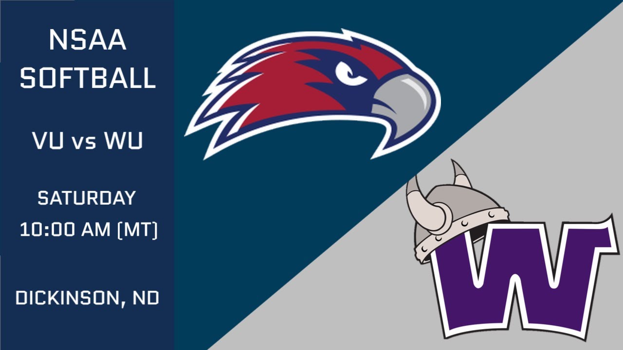 NSAA Softball VU VS WU YouTube