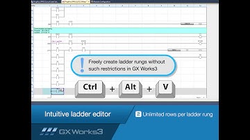 MELSOFT GX Works3 Tutorial No 9  Intuitive ladder editor    Mitsubishi Electric