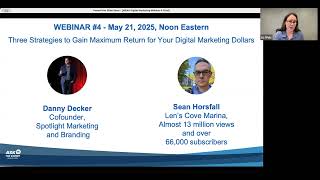 MRAA Digital Marketing webinar - 3 Strategies to Gain Maximum Return for Your Dollars