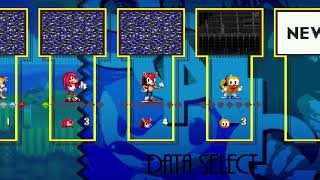 Sonic 1 GMate Engine Update #2 - Data Select Screen