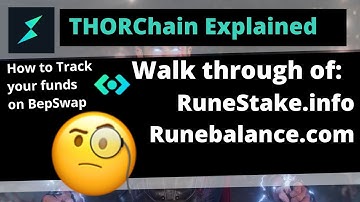 HOW TO TRACK STAKING ON BEPSWAP? Walk through of tools and examples.