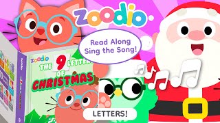 Read Along Sing the Song  9 Letters of Christmas | Holidays, Reading, Storytelling & Music for Kids
