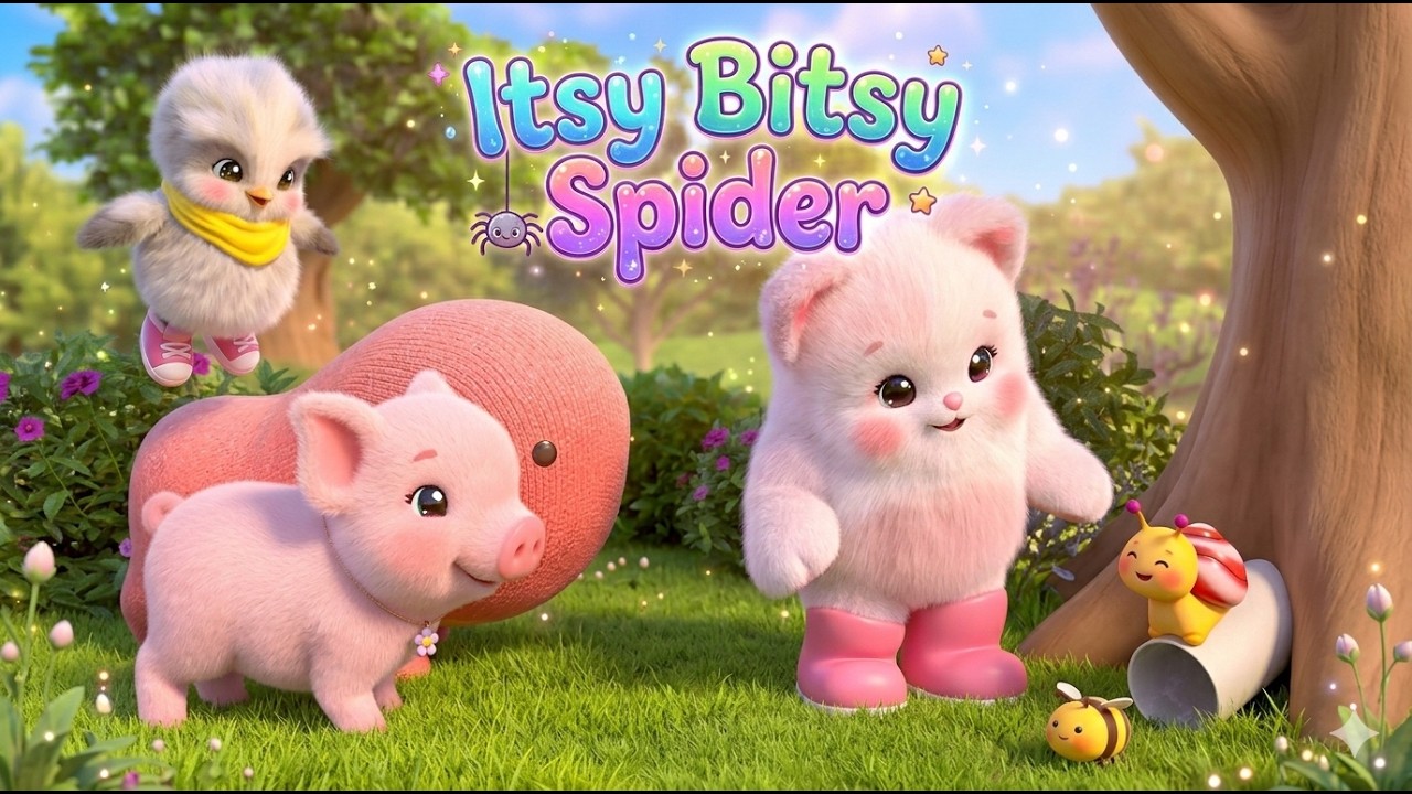 Itsy Bitsy Spider | Kids Learning Songs | Nursery Rhymes & Kids Songs | Badanamu