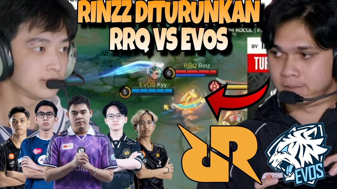 BIG MATCH DIMULAIII !! RINZZ DITURUNKAN LAWAN EVOS !! RRQ VS EVOS MATCH 1 - MPL S17