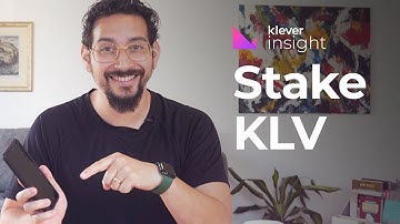 An easy guide to stake your KLV in Klever Wallet | Klever Insight