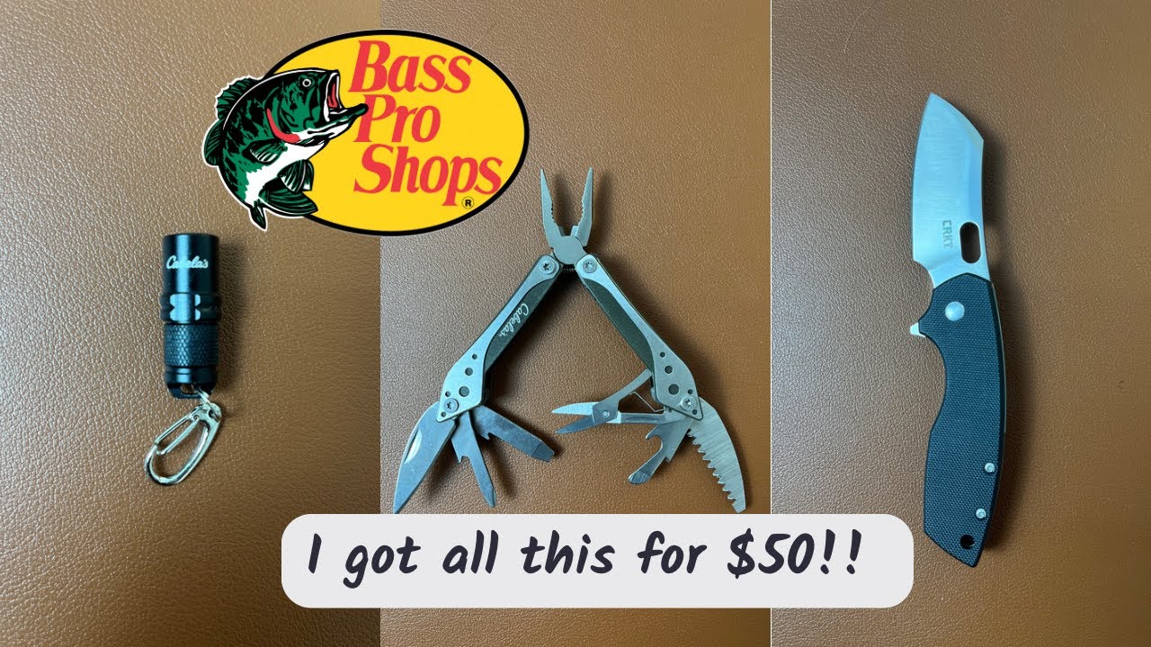 Bass Pro Shops EDC Challenge: $50 EDC Haul for Ultimate Everyday Carry