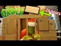 WE TRAPPED THE GRINCH IN BOX FORT JAIL FOR 24 HOURS! HE FOUND A SURPRISE!