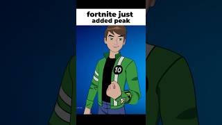 fortnite added PEAK #shorts #fortnite