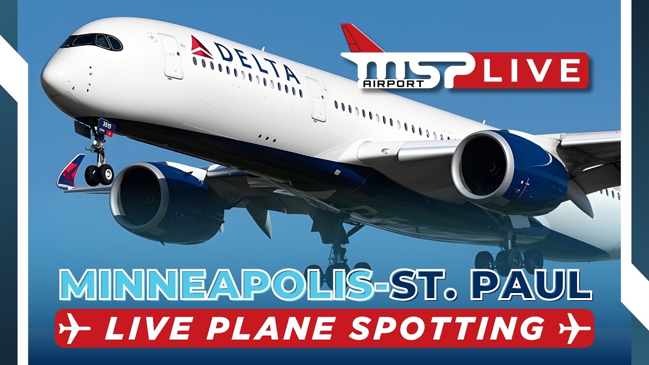 🔴 LIVE EXCITING AIRPORT ACTION FROM THE TWIN CITIES! ✈ MSP AIRPORT ✈ 3/9/26