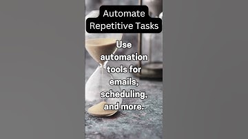 Automate Repetitive Tasks #timemanagement #time #shorts