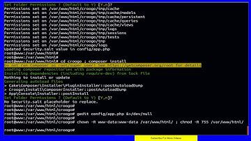 How To install Croogo Cms On Ubuntu 18.04 LTS With Apache Web Server