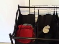 Songmics 4 bag Rolling Laundry Sorter Cart Review, A nice sturdy laundry sorter cart