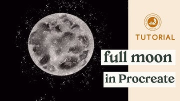 Draw a Full Moon in Procreate