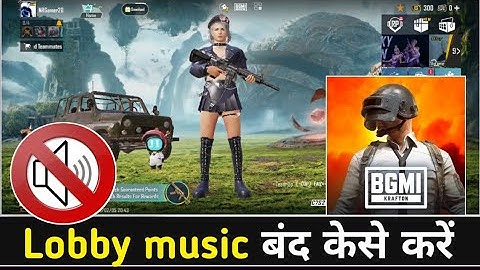 bgmi lobby music band kaise kare/ 2025 // how to off lobby music in BGMI // 2025