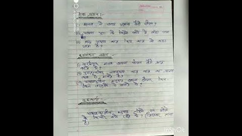 B.ED 3rd sem. lesson plan-1 (HISTORY) topic -"pashan kaal"