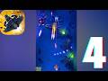 Sky Force Reloaded Gameplay Walkthrough Part 4 | Stage 4 Full Clear (Android, iOS)