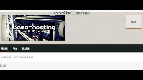 How to get a free SA-MP Server [www.bamahosting.net]