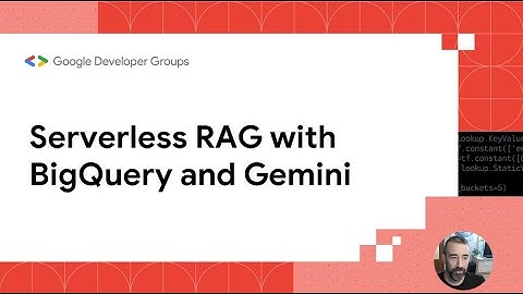 Serverless RAG with BigQuery and Gemini