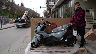 Unboxing SYM ADX 125 adventure scooter 2024