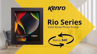 Kenro Rio Clic Black Photo Frame - 360 Degree Video