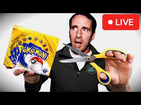 Opening The $375,000 1st Edition Pokemon Box (Official Live Stream)