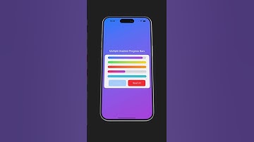 Custom Progress Bar with SwiftUI IOS 15.0+ #shorts