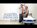 Bed to Toilet Transfer using Molift Air 205 and RgoSling Toilet LowBack