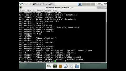 Instalacion y Configuracion de servidor FTP en Debian