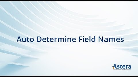 #AskAstera | Can we auto-name data fields while building extraction templates in Astera ReportMiner?
