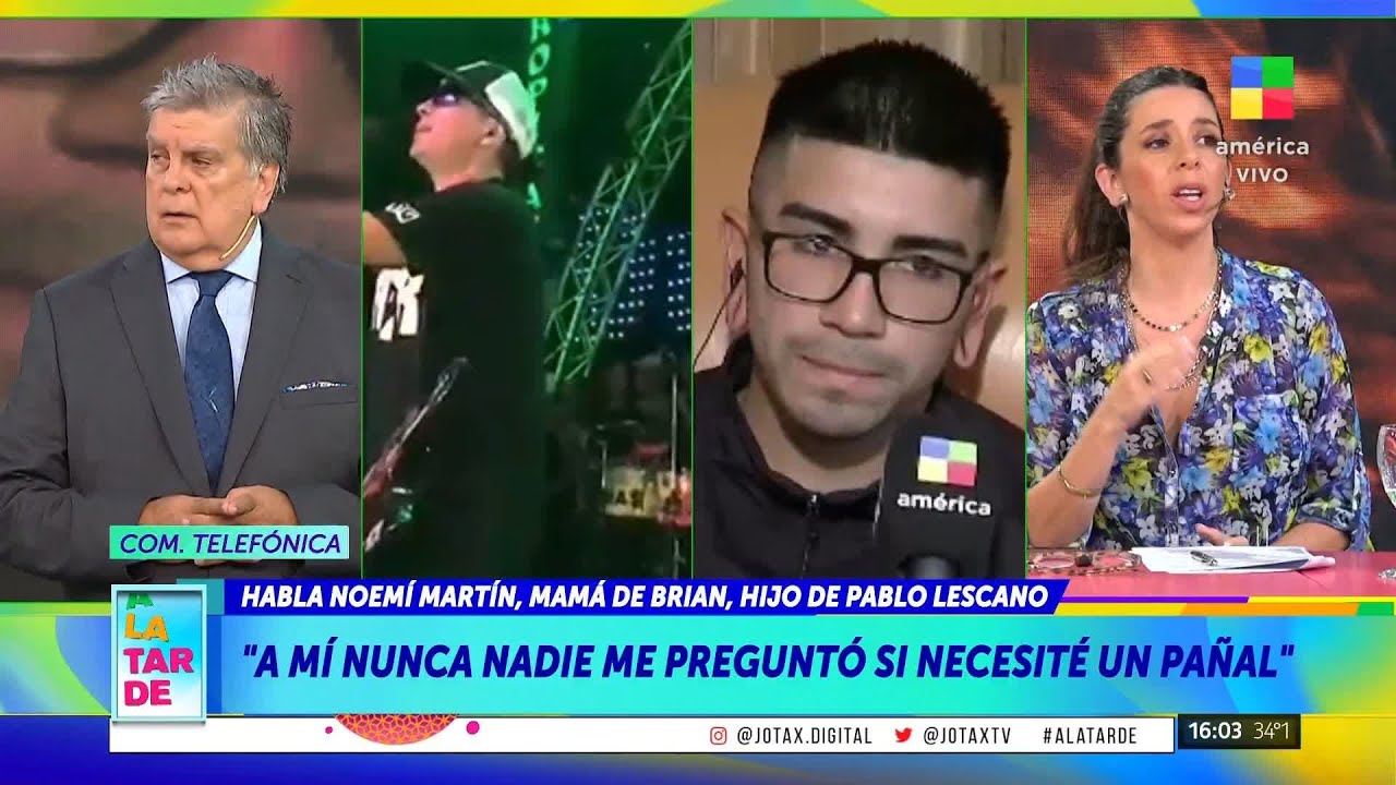💬 Noemí Martín, mamá del hijo de Pablo Lescano: 