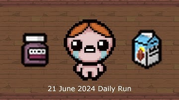 The Binding of Isaac Daily Run 21 June 2024 (Failed)