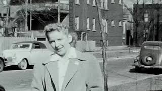 Vintage 1930S Found Footage 8Mm Black & White Film Neighborhood Graduation Sidewalk Greetings